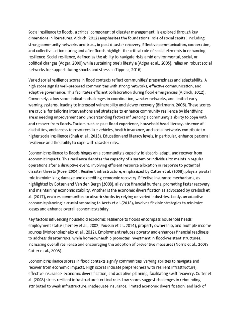 Resilience Pdf Psychological Resilience Emergency Management