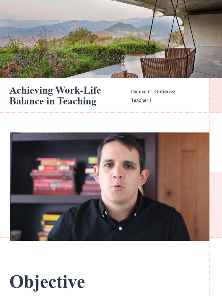 Teachers' Guide to Work-Life Balance | PDF
