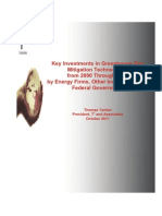 Key Investments in Greenhouse Gas Mitigation Technologies from 2000 Through 2010 by Energy Firms, Other Industry and the Federal Government