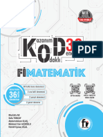 Fimatematik 8. Sınıf KOD36 Haftalık Deneme İlk 5