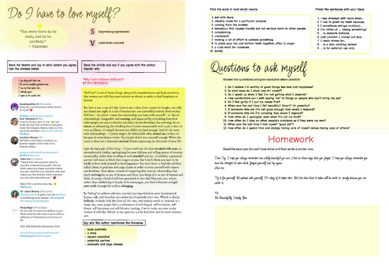 Self Love Pdf Love