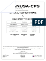 MTC Template - Liquid Epoxy Type E Cure - NI 4428