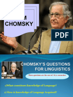 Chomsky - Selinker - Nemser - Brown