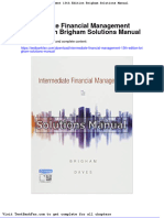 Dwnload Full Intermediate Financial Management 13th Edition Brigham Solutions Manual PDF