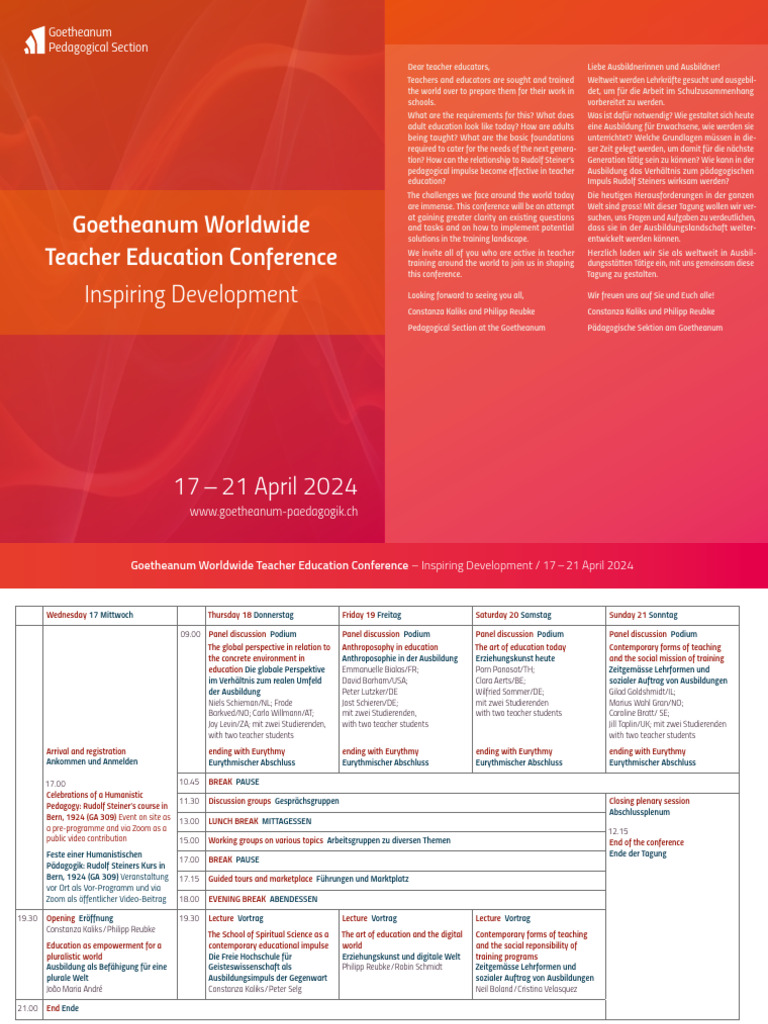 Flyer Teacher Education Conference 2024 Web PDF