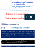 Aula 3 - Sistemas de Telecomunicação - Técnicas de Comuntação e Padrões