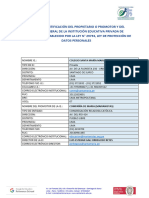 Datos de Identificación Del Promotor y Director Del CSMM 2024