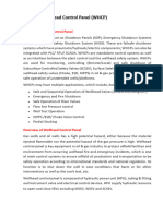 Basics of Wellhead Control Panel