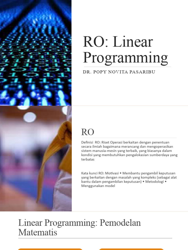 3 Linear Programming | PDF | Seni | Komputer