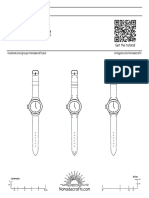 Watch Band Patterns A4