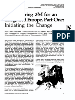Ackenhusen Muzyka and Churchill 1996 Restructuing 3M For An Integrated Europe Part One Initiaiting The Change0