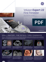 Voluson Expert22 First Trimester Sales Sheet JB18776XX