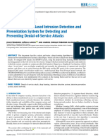 A Deep Learning-Based Intrusion Detection and Preventation System For Detecting and Preventing Denial-Of-Service Attacks