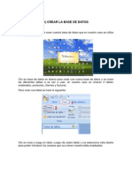 Crear La Base de Datos