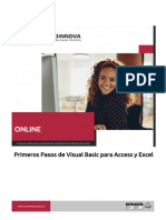 Curso Primeros Pasos Visual Basic Access Excel