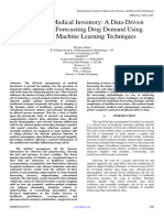 Optimizing Medical Inventory: A Data-Driven Approach To Forecasting Drug Demand Using Advanced Machine Learning Techniques