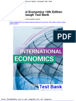 Dwnload Full International Economics 14th Edition Robert Carbaugh Test Bank PDF