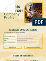Organic Fertilizer Company Profile by Slidesgo