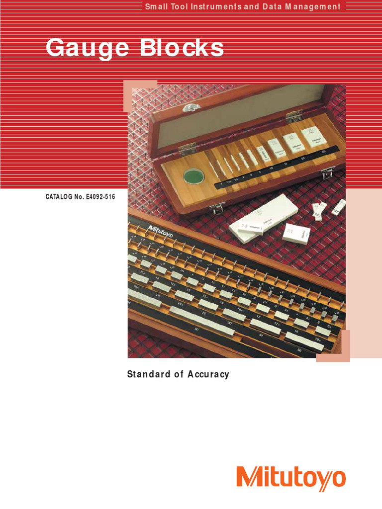 Gauge Blocks | PDF | Calibration | Metrology