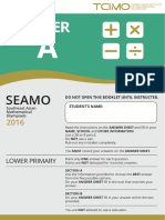 SEAMO Paper A (G1-2) 2016