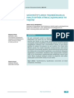 UNİVERSİTETLƏRDƏ TƏŞƏBBÜSKARLIQ FƏALİYYƏTİNİN STİMULLAŞDIRILMASI VƏ TƏŞVİQİ / STIMULATION AND PROMOTION OF ENTREPRENEURIAL ACTIVITIES IN UNIVERSITIES