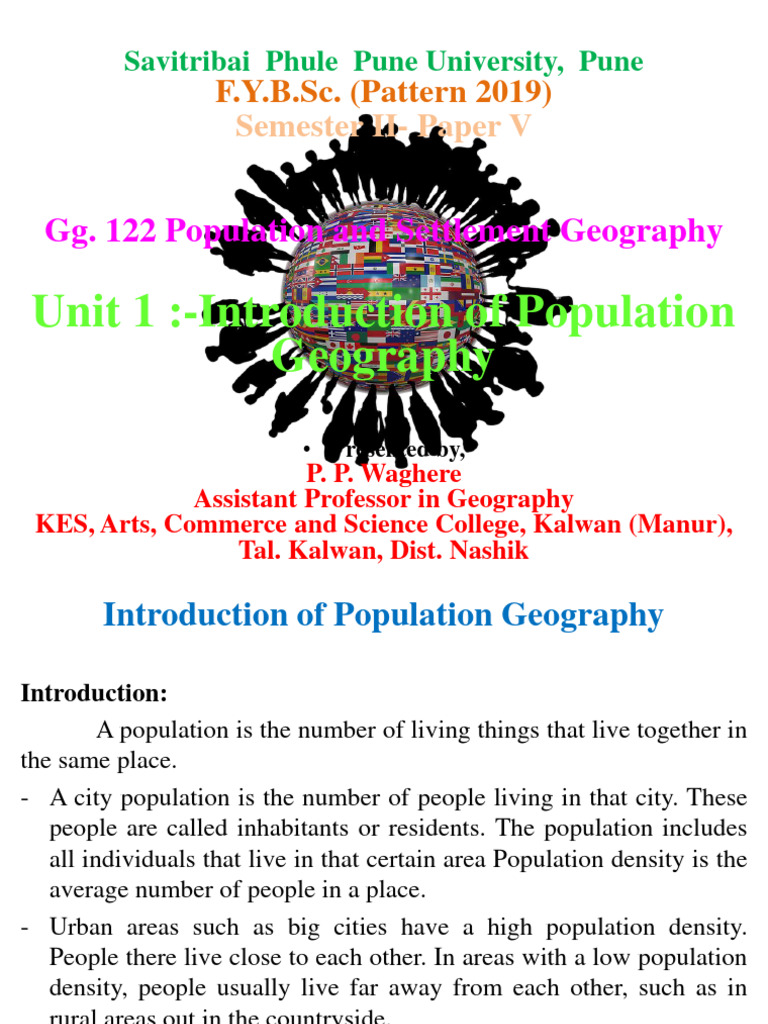 Introduction to Population Geography | PDF | Geography | Census