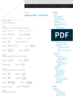 Exercices D'entrainement Types Du Bac: Fonctions - Généralités