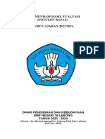 Rekomendasi Hasil Evaluasi (Rapat Notulen) SMPN 16 Lebong