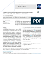 Analytical Approximation of Optimal Thermoeconomic Efficiencie - 2023 - Results