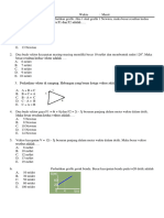 Soal Fisika 11 Merdeka - Paket 1