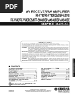 RETEN Yamaha HTR 5660 Service Manual | PDF Yamaha HTR 5660 Service Manual | PDF  