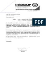 Carta de Presentacion