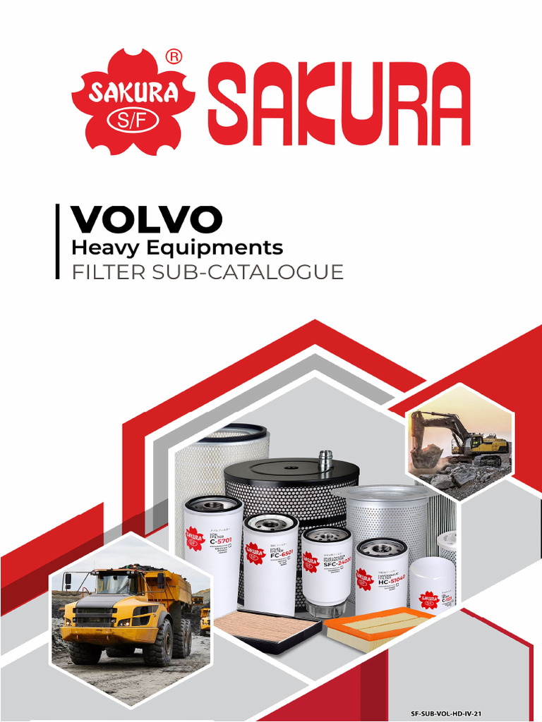 Volvo Equipment Filter Guide | PDF | Loader (Equipment) | Tractor