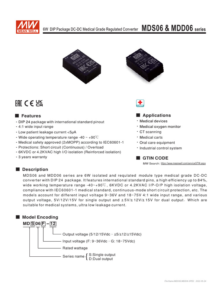 MDS06,MDD06-spec | PDF