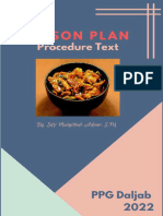 Lesson Plan Procedure Text