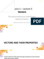 P - Lecture 5 - Vektor