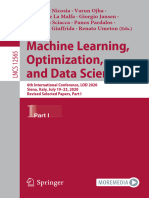 Machine Learning, Optimization, and Data Science