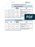 CDE COFIDE - Programación de Charlas - Enero 2024