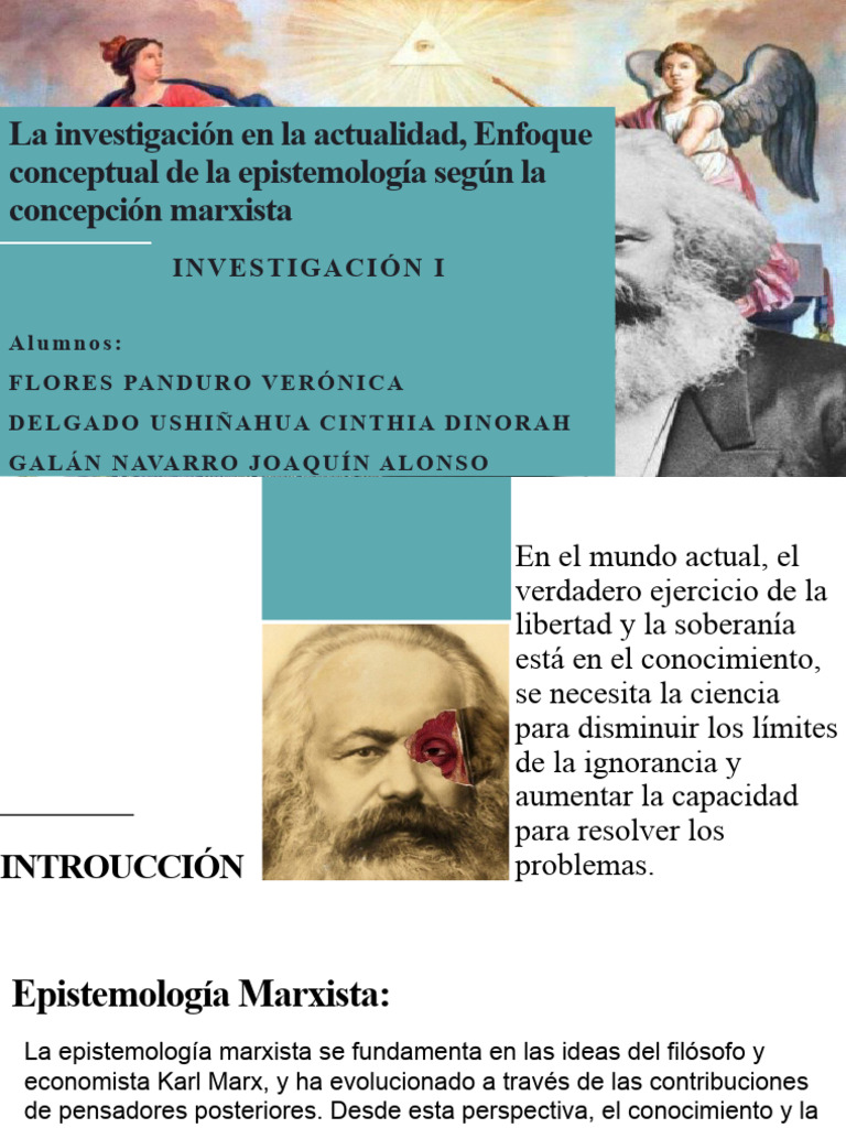 La Investigación en La Actualidad, Enfoque Conceptual | PDF | marxismo ...