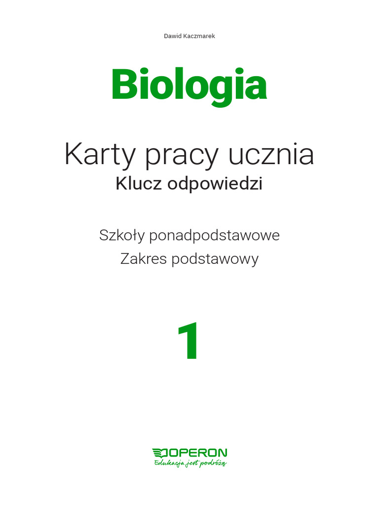 Biologia Na Czasie Karty Pracy Ucznia Odpowiedzi Geny I Genomy szkola ponadpodstawowa. biologia 1. zakres podstawowy. karty pracy