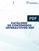 Catálogo de Contenidos Interactivos H5P