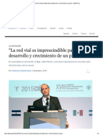 "La Red Vial Es Imprescindible para El Desarrollo y Crecimiento de Un País" - UDEP Hoy