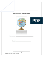 Geography Note Booklet Grade 9 PDF