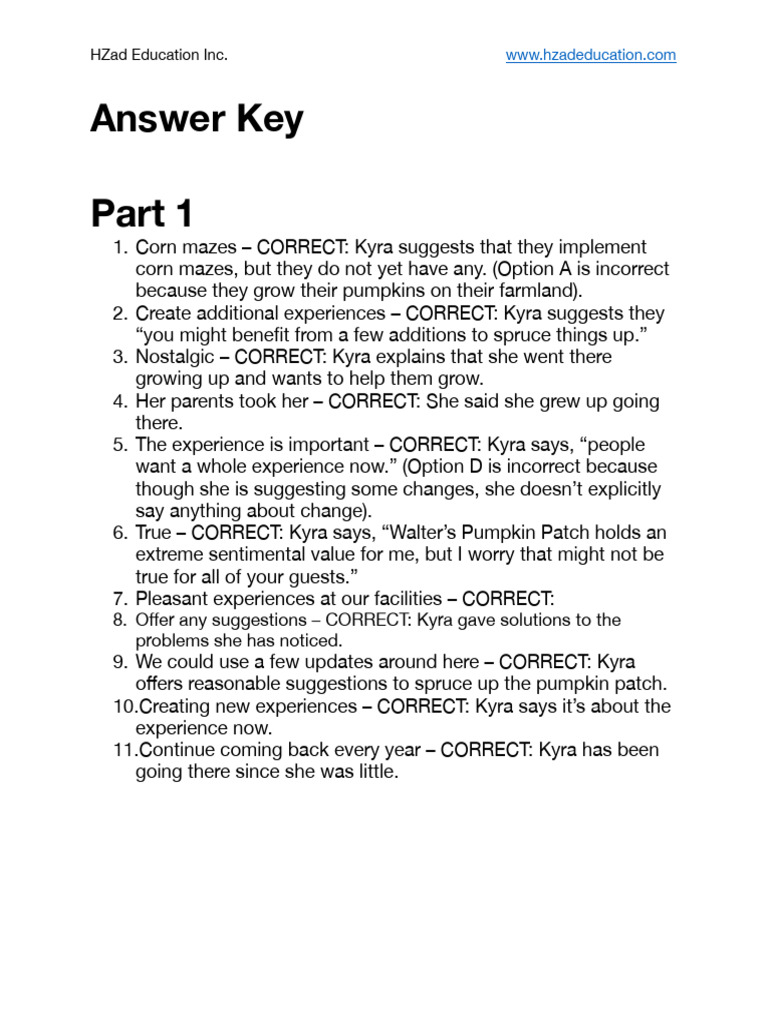 reading test 3 answers