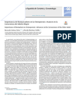 Importancia de Biomarcadores en La Osteoporosis: Avances en La Gerociencia Del Adulto Mayor