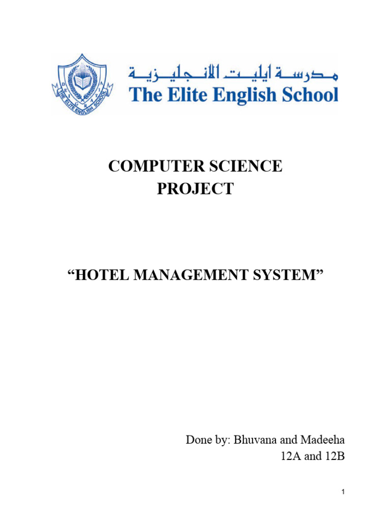 Computer Science Project Abstract | PDF | Computing | Computer Science