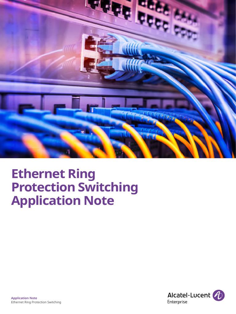 Ethernet Ring Protection Switching Application Note en | PDF | Computer ...