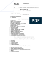 Legal Notice 50 - Amended Land Transport (Public Service Vehicles) Regulations 2000