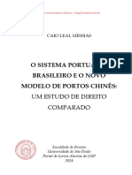 O Sistema Portuário Brasileiro e o Novo Modelo de Portos Chinês