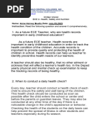 ASQ & ASQ-SE Screening Guide for Teachers | PDF | Questionnaire